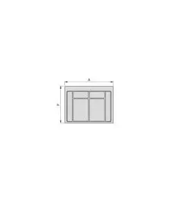 BASE PER CONTENITORI RACCOLTA DIFFERENZIATA, MODULO 90 CM